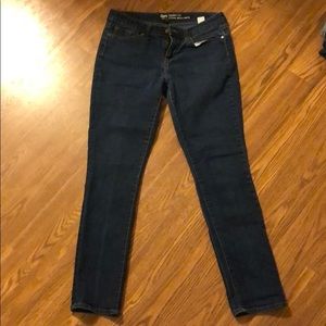 Dark wash skinny fit jeans from Gap